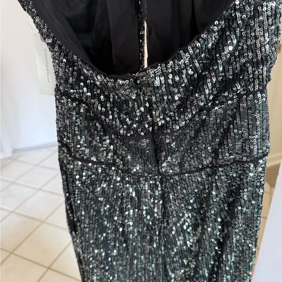 Anthropologie Black Sequin jumpsuit - Picture 2 of 5